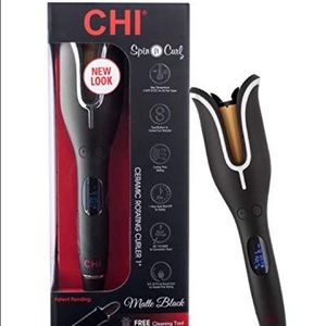 CHI spin N curl in onyx black